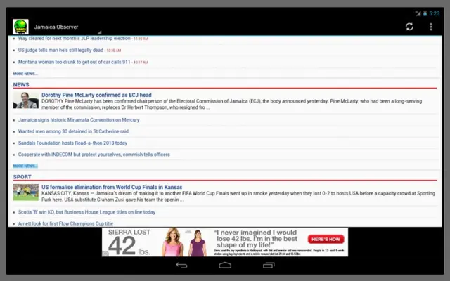 Jamaica News & Video android App screenshot 6